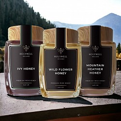 Buy/forsale, www. Holywellhoney.com GOLD award 2024 irish fine food awards.some of the finest bio-diverse honey in ireland ... black beeman honey..